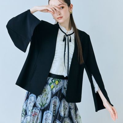 ノーカラーコンパクトジャケット（83102603） | Rose Tiara