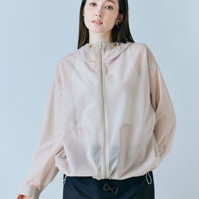 シアーメッシュジップアップブルゾン（83102604） | Rose