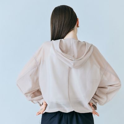シアーメッシュジップアップブルゾン（83102604） | Rose
