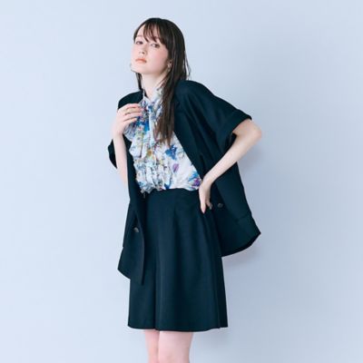 ハーフスリーブダブルシアージャケット（83103601） | Rose