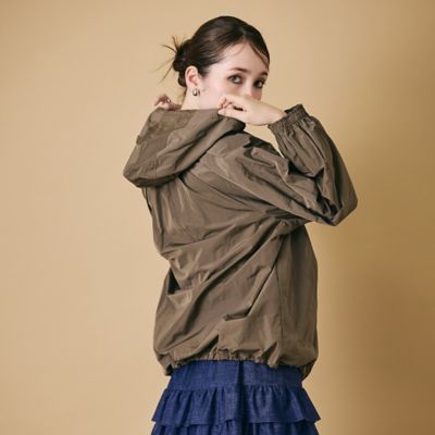 新品タグ付ローズティアラ】リボンフリル付きパーカーベージュ大きいサイズ42/46 110228212640206001?$VS_1500$