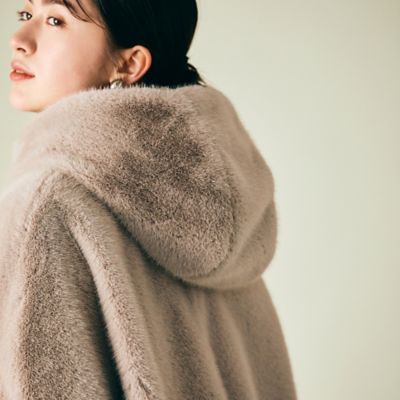 ビッグファージャケット（８３１０６４０８） | Rose Tiara (Women/大きいサイズ)/ローズティアラ(大きいサイズ) |  三越伊勢丹オンラインストア・通販【公式】