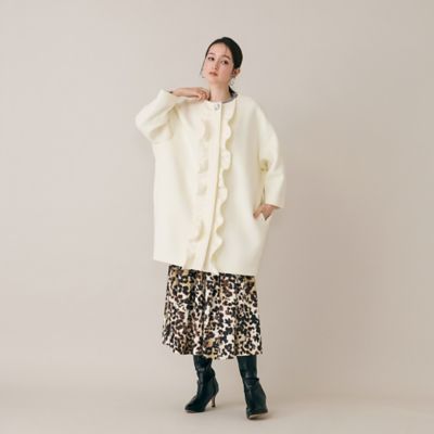 クリスタルボタンコート（83106506） | Rose Tiara (Women