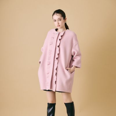 クリスタルボタンコート（83106506） | Rose Tiara (Women