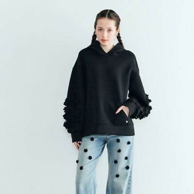 フラワーモチーフ付きパーカー（83121601） | Rose Tiara