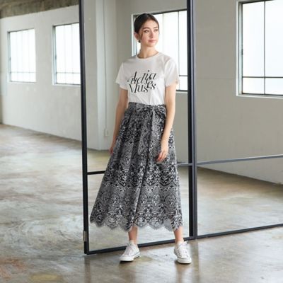 ＜Rose Tiara (Women/大きいサイズ)＞Ａｕｄｉｅ　ａ　ＭｕｓｅｓロゴＴ（８３１２３４０１）