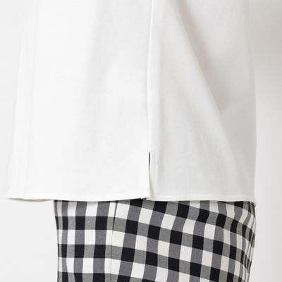 袖異素材切替カットソー（８３１２３４０３）