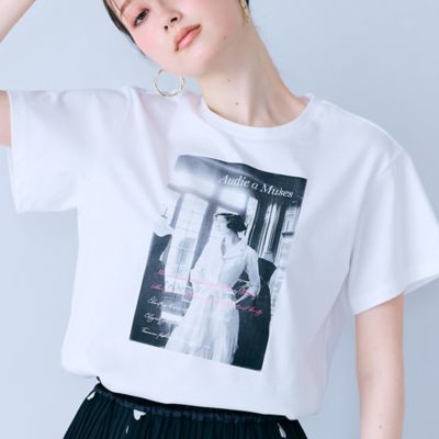 ＜Rose Tiara (Women/大きいサイズ)＞フォトプリントＴシャツ（８３１２３６０１）