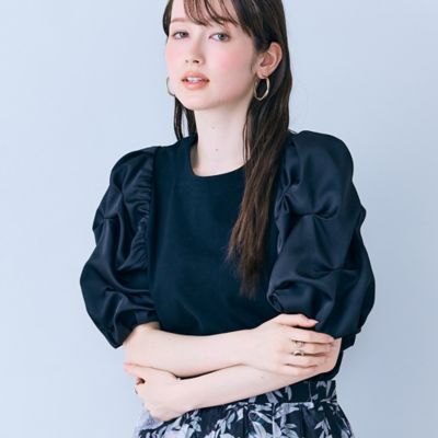 タックボリュームスリーブカットソー（83123603） | Rose
