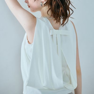 ＜Rose Tiara (Women/大きいサイズ)＞バックシャンノースリーブカットソー（８３１２４５０６）