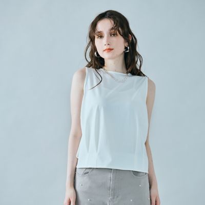 バックシャンノースリーブカットソー（８３１２４５０６）