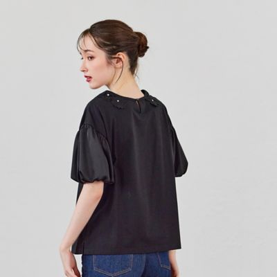 レース白襟カットソー（83124605） | Rose Tiara (Women