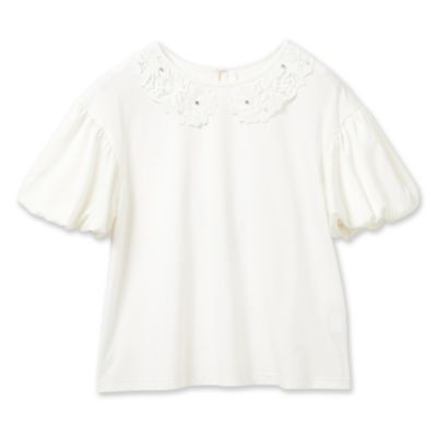 レース白襟カットソー（83124605） | Rose Tiara (Women