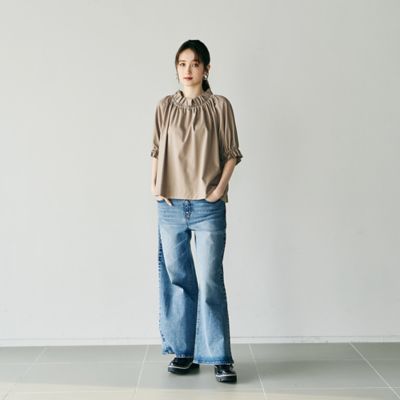 ギャザーカットソー（83125502） | Rose Tiara (Women