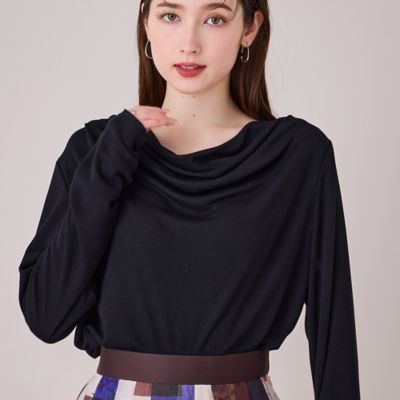 胸元ドレープカットソー（83125602） | Rose Tiara (Women