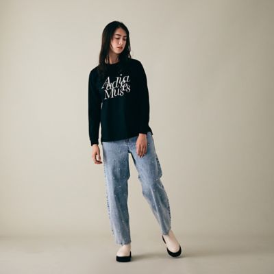 Ａｕｄｉｅ　ａ　Ｍｕｓｅｓロゴカットソー（８３１２６４０５）