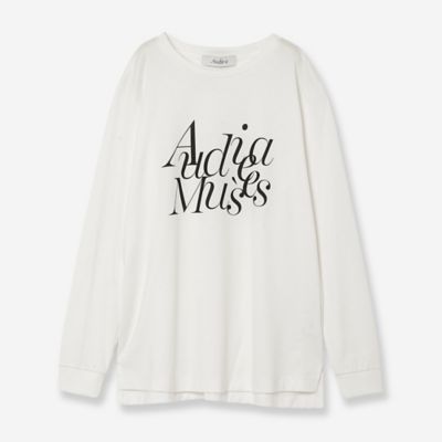 Ａｕｄｉｅ　ａ　Ｍｕｓｅｓロゴカットソー（８３１２６４０５）