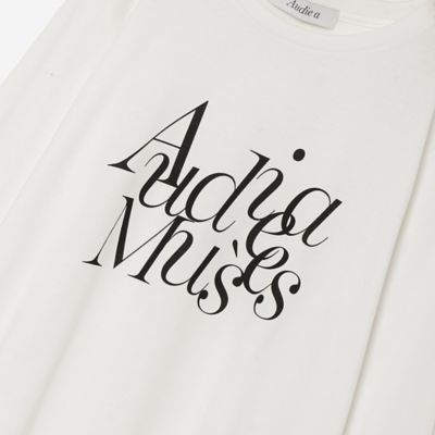 Ａｕｄｉｅ　ａ　Ｍｕｓｅｓロゴカットソー（８３１２６４０５）
