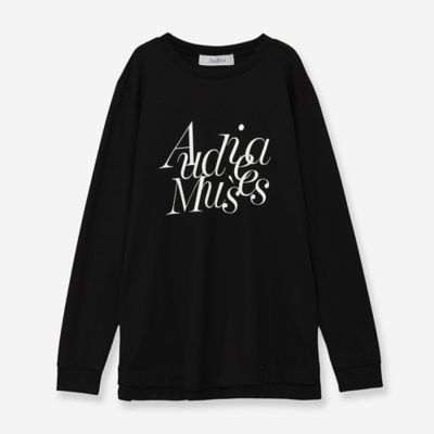 Ａｕｄｉｅ　ａ　Ｍｕｓｅｓロゴカットソー（８３１２６４０５）