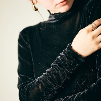 フロッキーチュールプルオーバー（83126408） | Rose Tiara