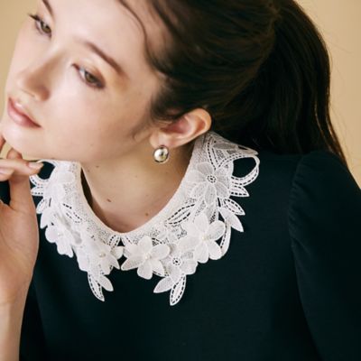 ＜Rose Tiara (Women/大きいサイズ)＞フラワーモチーフ付きプルオーバー（８３１２６５０１）