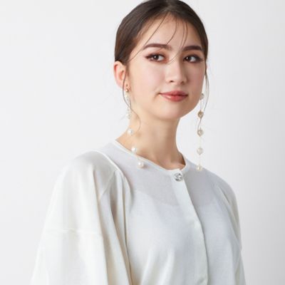 ＜Rose Tiara (Women/大きいサイズ)＞シアーカーディガン（８３１３２４０２）