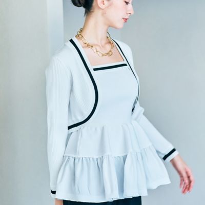 ボレロキャミアンサンブルニット（８３１３２５０３）