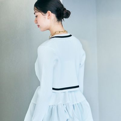 ボレロキャミアンサンブルニット（８３１３２５０３）