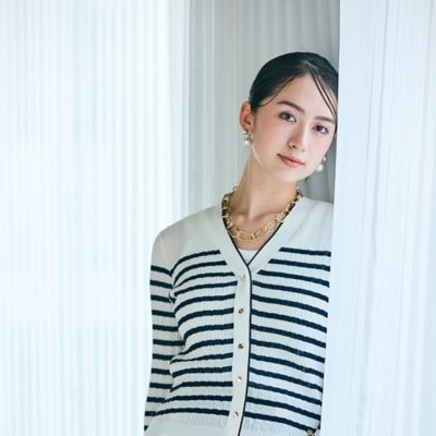 マリンボーダーカーディガン（８３１３２５０７）
