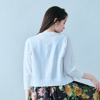 ビジューボタンカーディガン（８３１３３５０３）
