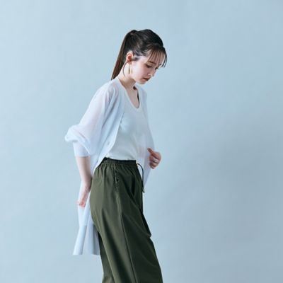 シアーロングカーディガン（83133504） | Rose Tiara (Women