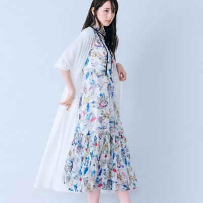 着流しロングカーディガン（83133603） | Rose Tiara (Women