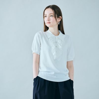フリル付きポロニット（８３１３４５０１）