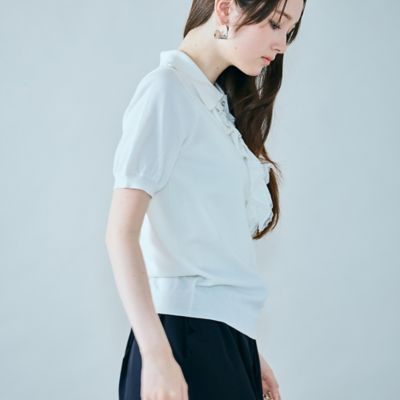 フリル付きポロニット（８３１３４５０１）