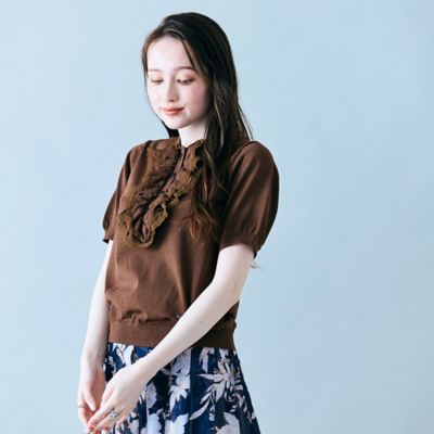 フリル付きポロニット（８３１３４５０１）
