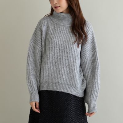 ＜Rose Tiara (Women/大きいサイズ)＞ラメ糸入りニットプルオーバー（８３１３６４１４）