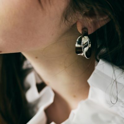 ひねりフープピアス（83145503） | Rose Tiara (Women/大きい