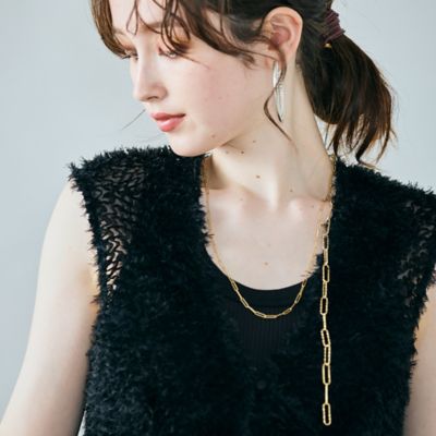 ＜Rose Tiara (Women/大きいサイズ)＞華奢チェーンネックレス（８３１４５５０８）