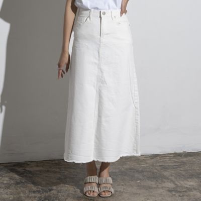 ＜EUCLAID (Women)＞【ＩＮＤＩＭＡＲＫ】ロングデニムスカート（８８０４２３２１）