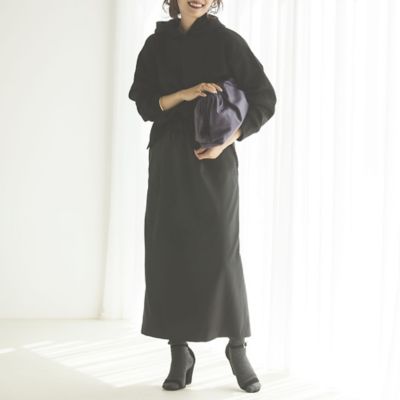 Aya×EUCLAID】バイカラーリラックススカート  