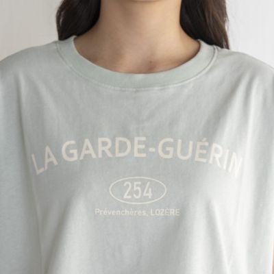 【ｈｅｒ　ＥＵＣＬＡＩＤ】フレンチスリーブロゴＴシャツ（８８１２３４７１）