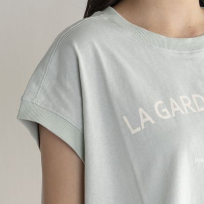 【ｈｅｒ　ＥＵＣＬＡＩＤ】フレンチスリーブロゴＴシャツ（８８１２３４７１）