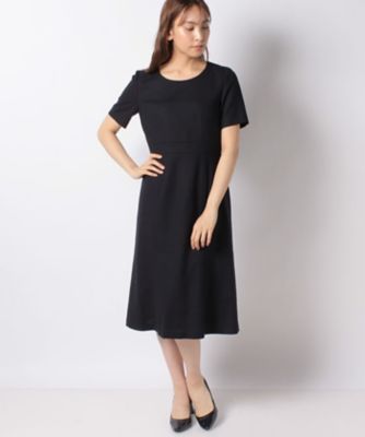 ウールジョーゼットクルーネックワンピース １０２１１１１４１１０ 三越伊勢丹オンラインストア 公式