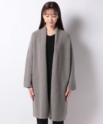 高品質 ラメブークレロングカーディガン Anayi ロングコート Hornolaparra Com