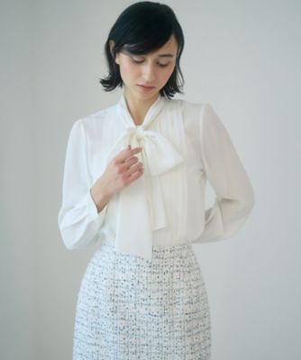 店舗良い クロエ Chloe ボウタイ ブラウス シャツ/ブラウス(半袖/袖