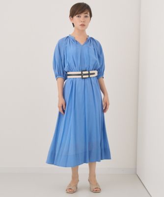 ライトローンギャザーフレアワンピース（１０２２１７１４６２０） の