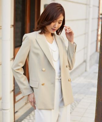 オックスストレッチダブルジャケット（１０２３１７１００２０） の