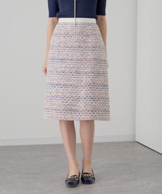 セットアップ対応商品】スラブミックスツイードタイト スカート