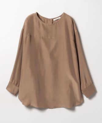 【セットアップ対応商品】シルクハブタエバックスリットブラウス（３０２１２０１３２００）