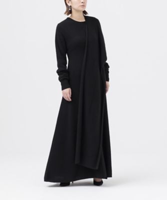 ヤクウールストールツキフレアワンピース（30212016050